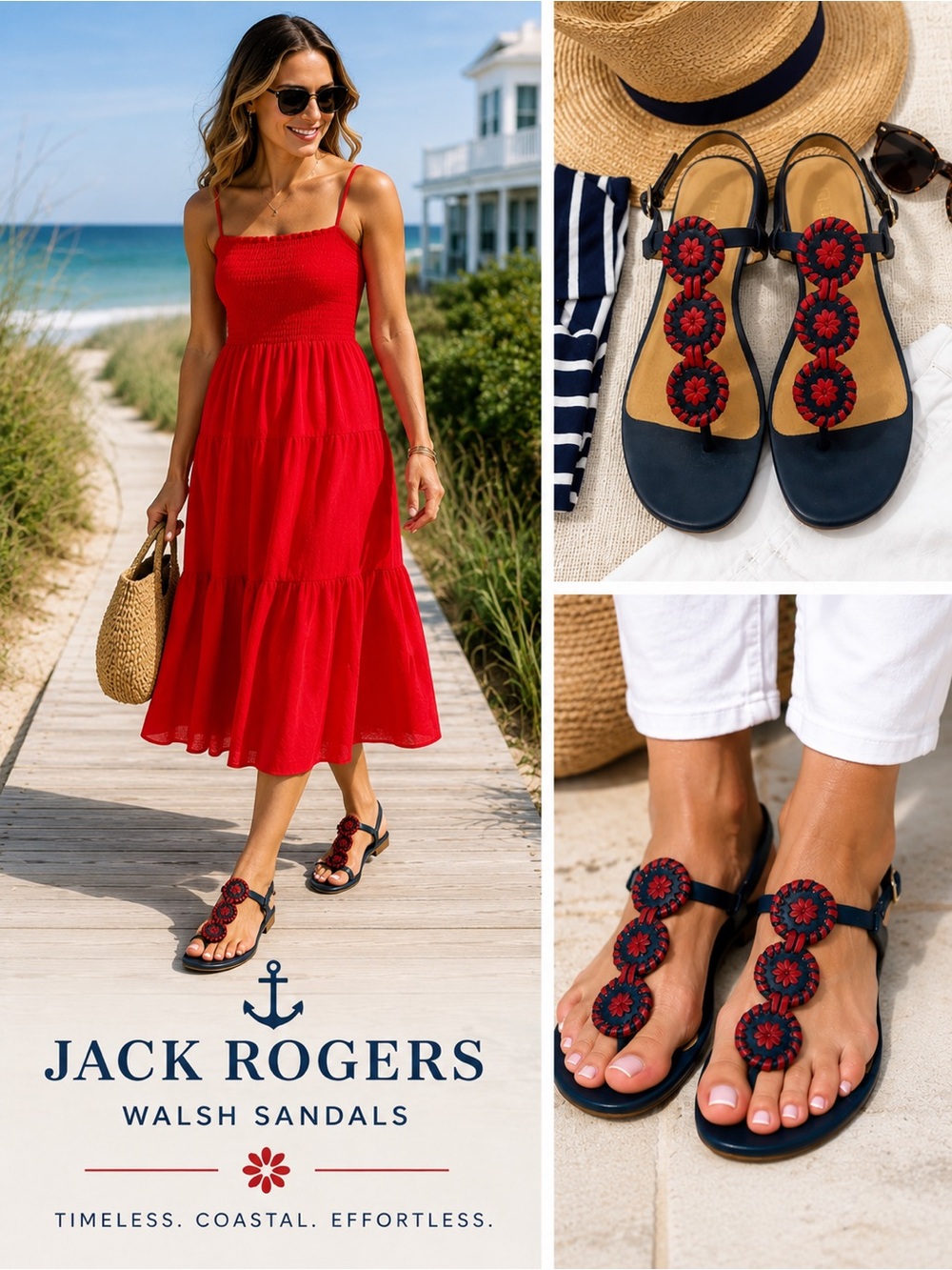 Jack Rogers Walsh Sandals  9.5 M